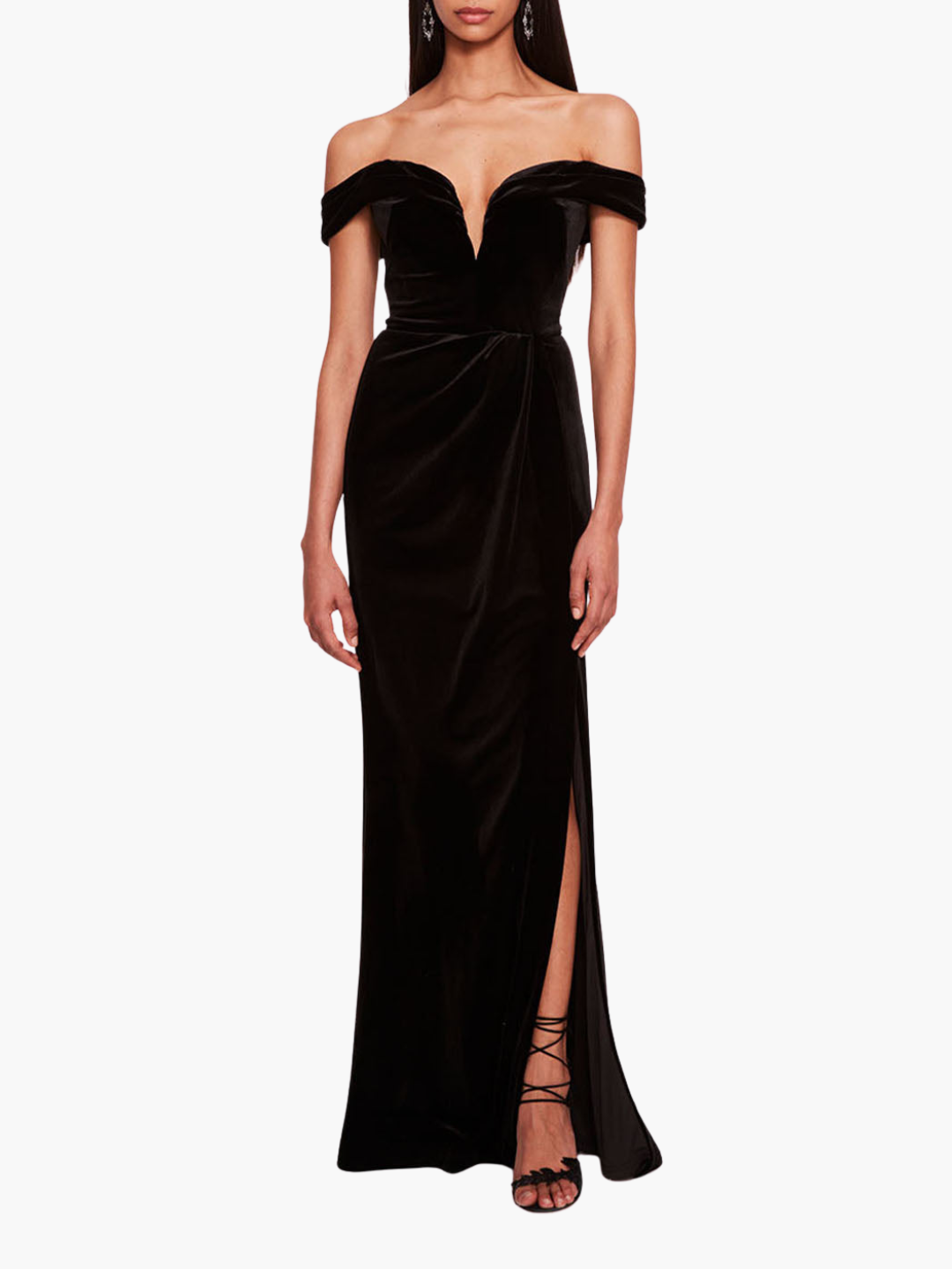 Velvet Plunging Gown