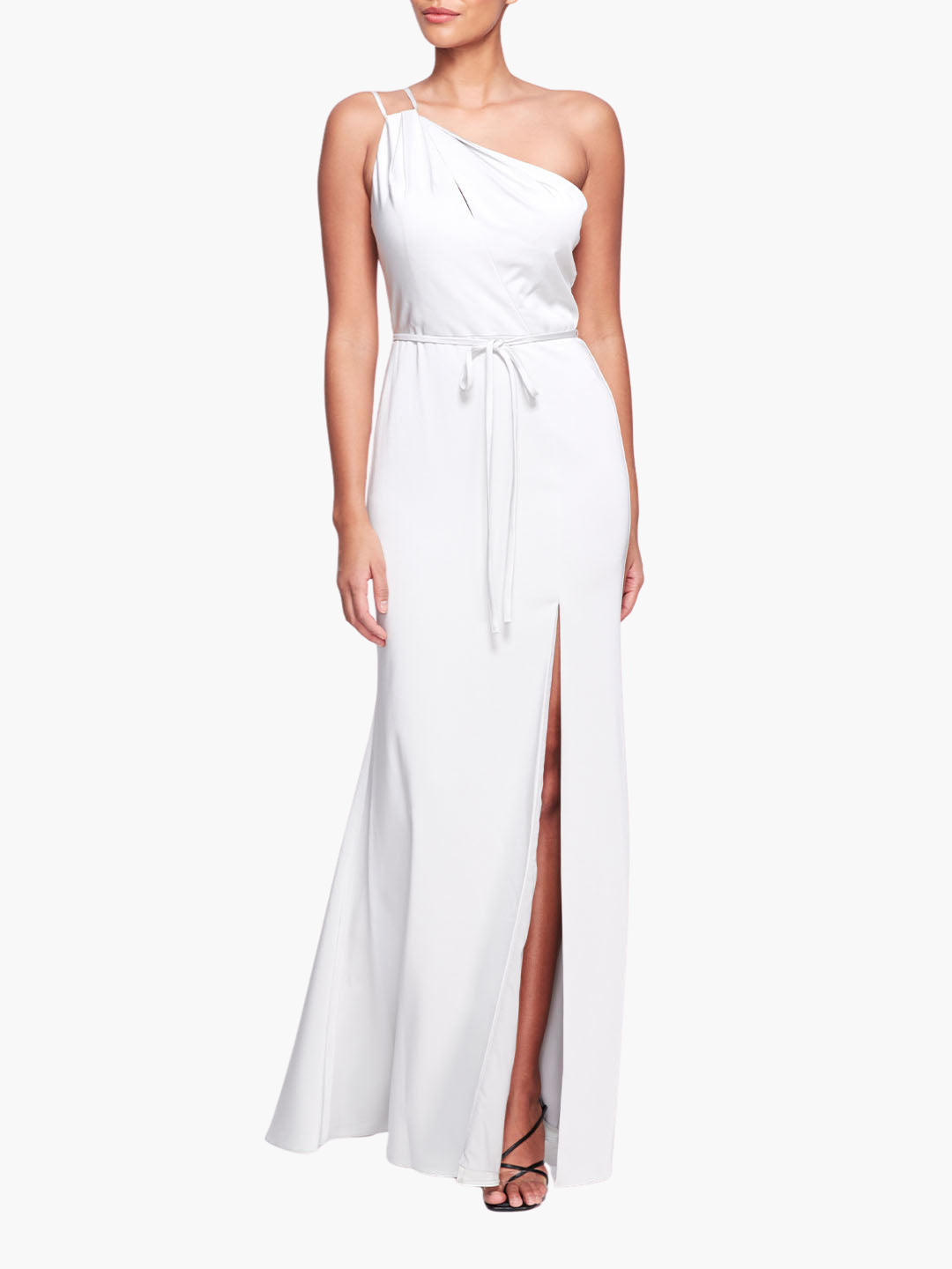 Marchesa Bridesmaids Novara Gown - Dove Grey - White - 16 Marchesa Bridesmaids Novara Gown - Dove Grey - White - 16