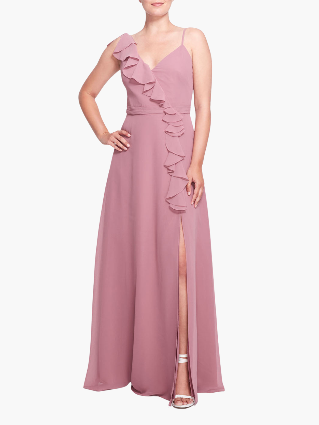 mauve pink dress Marchesa Notte Siena Gown