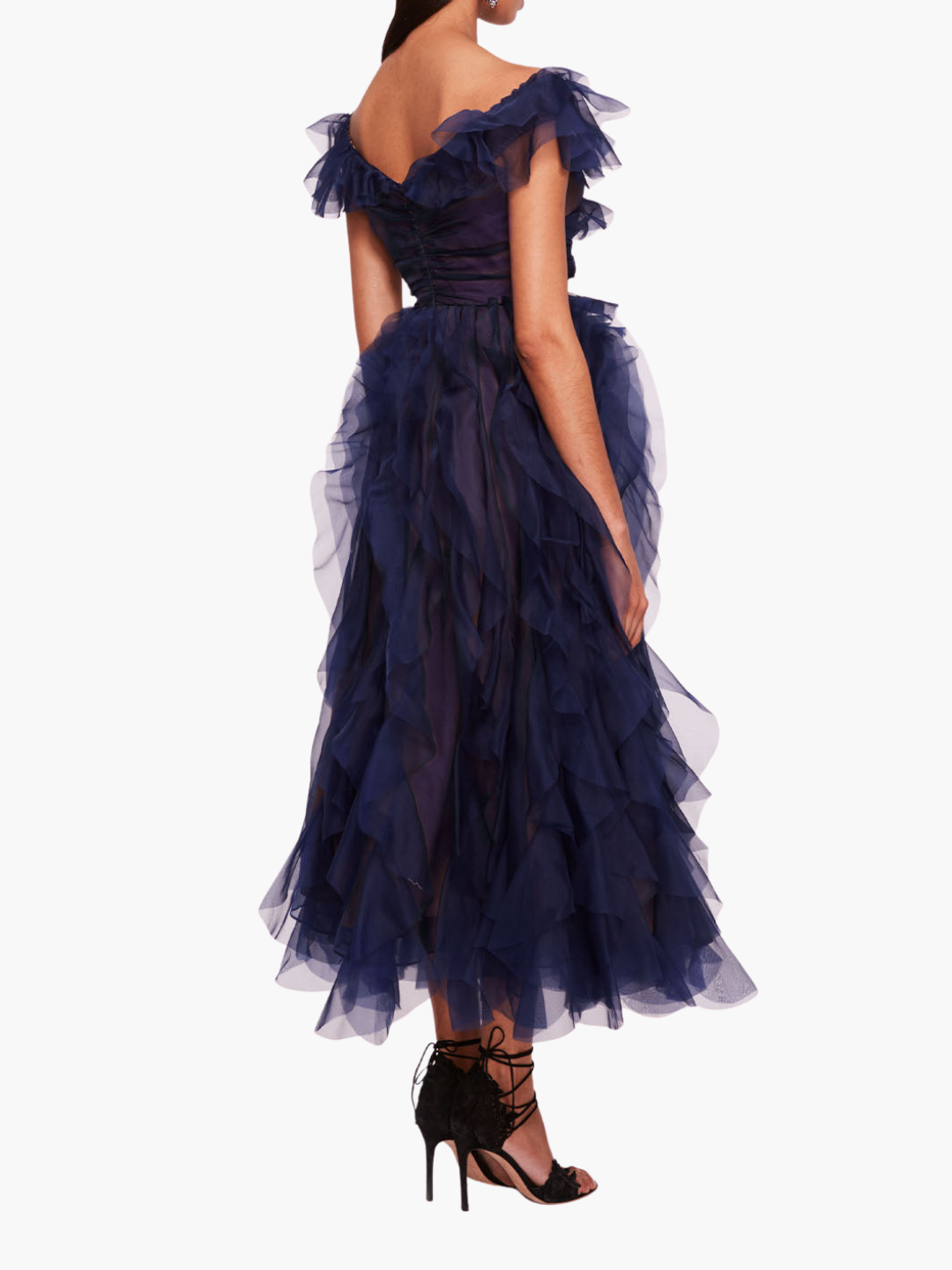 Matte Organza Midi Dress