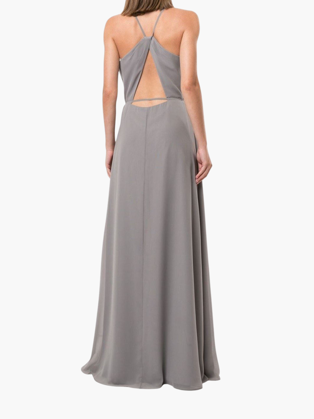 Sessa V-Neck Drape Gown