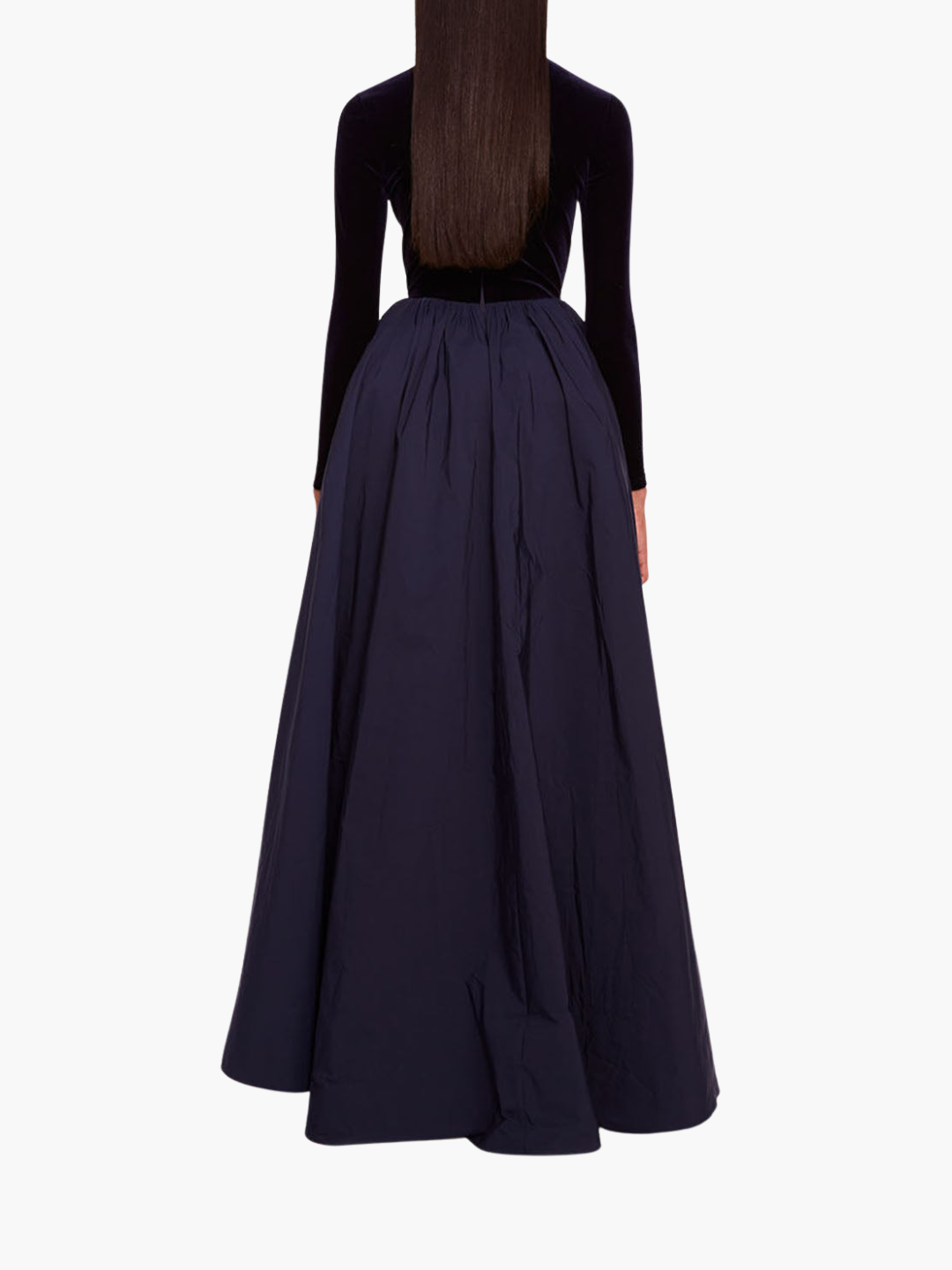Velvet Taffeta Gown