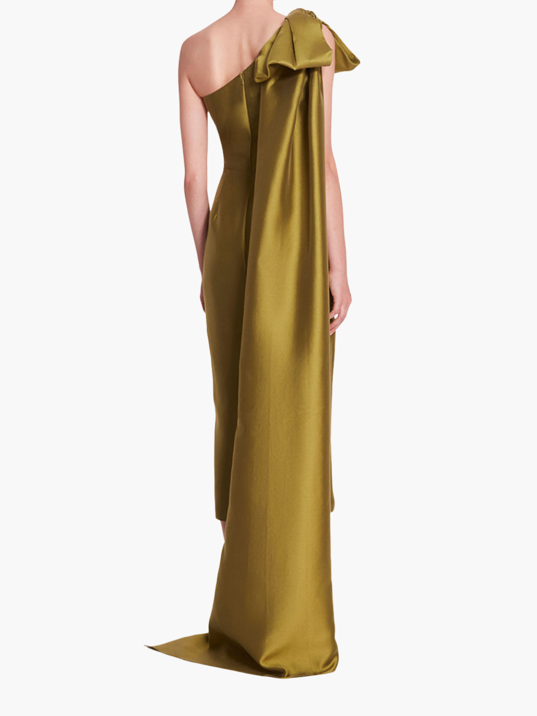 Silk Mikado Midi Dress