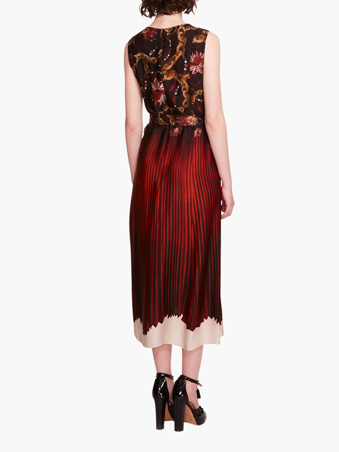 Viscose Georgette Midi Dress