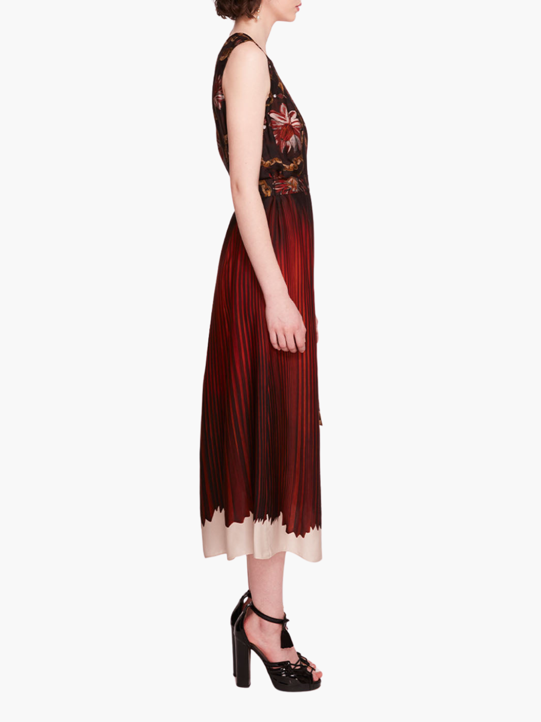 Viscose Georgette Midi Dress