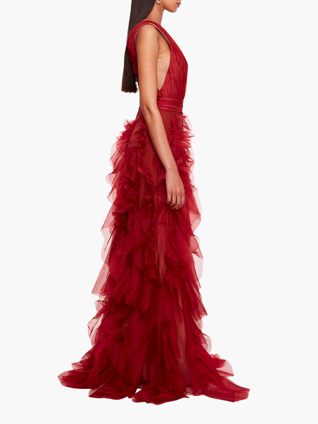 Matte Organza Gown