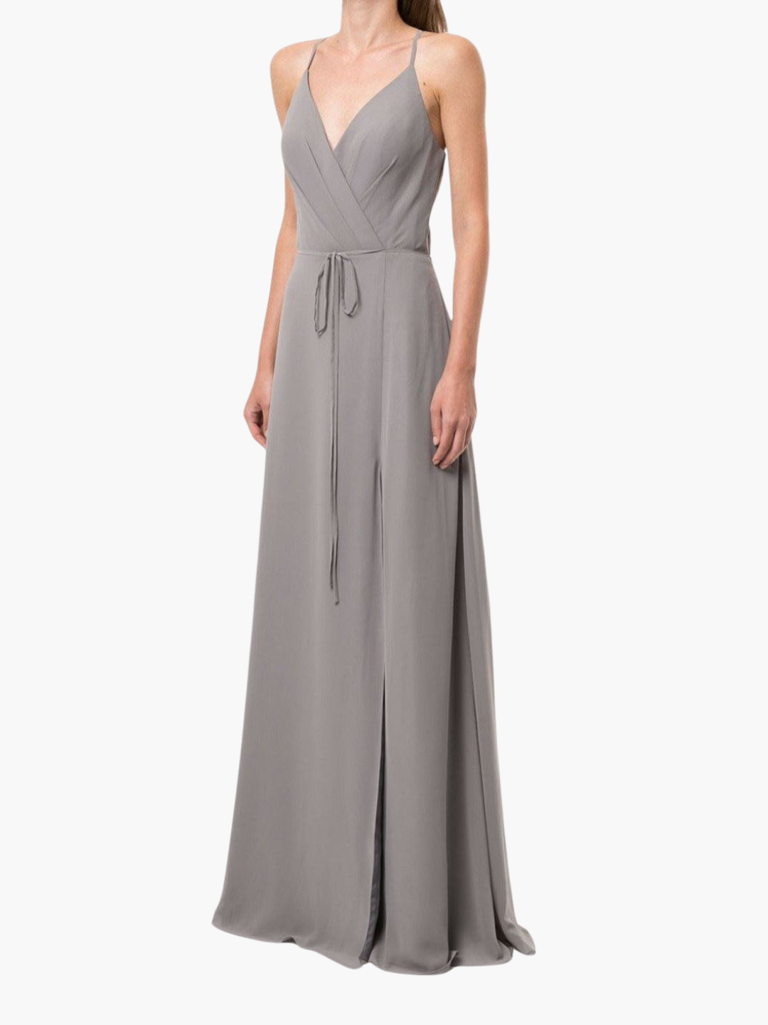 Sessa V-Neck Drape Gown