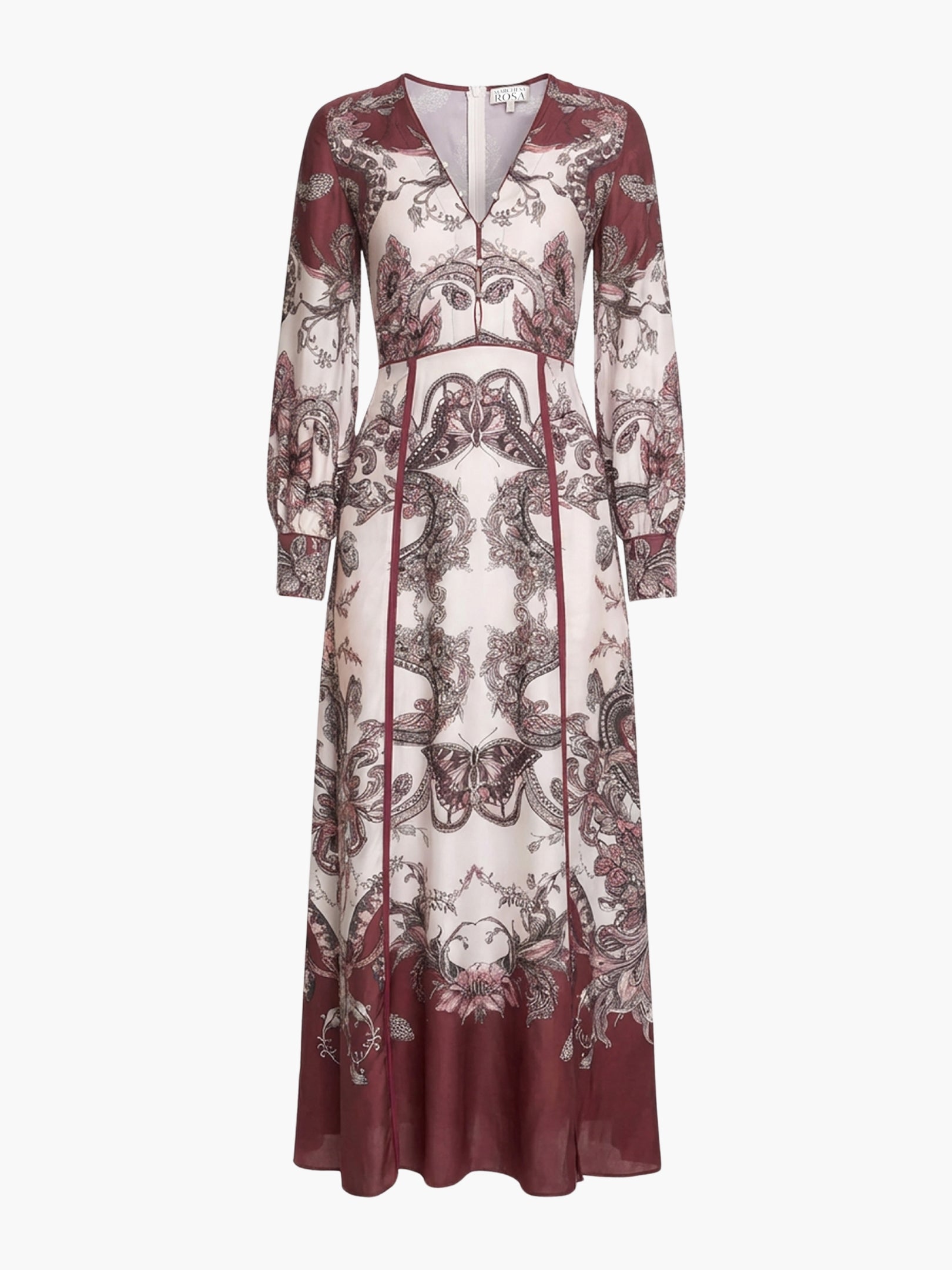 Garden of Eve Corded Twill Midi Dress