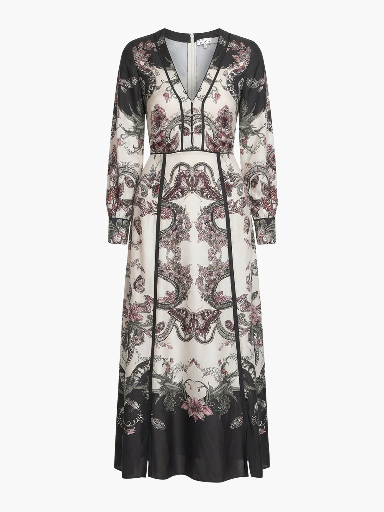 Garden of Eve Corded Twill Midi Dress