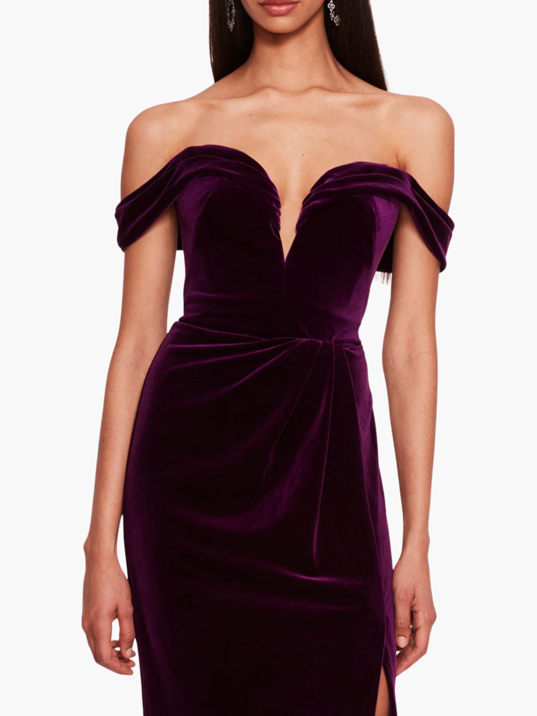 Velvet Plunging Gown