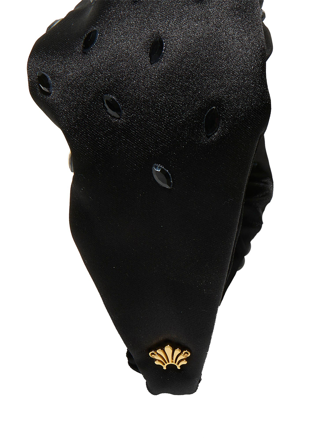 Lele sadoughi Black Textured Headband fleece Lele Sadoughi Classic Black Headband | Shopbop main image 3