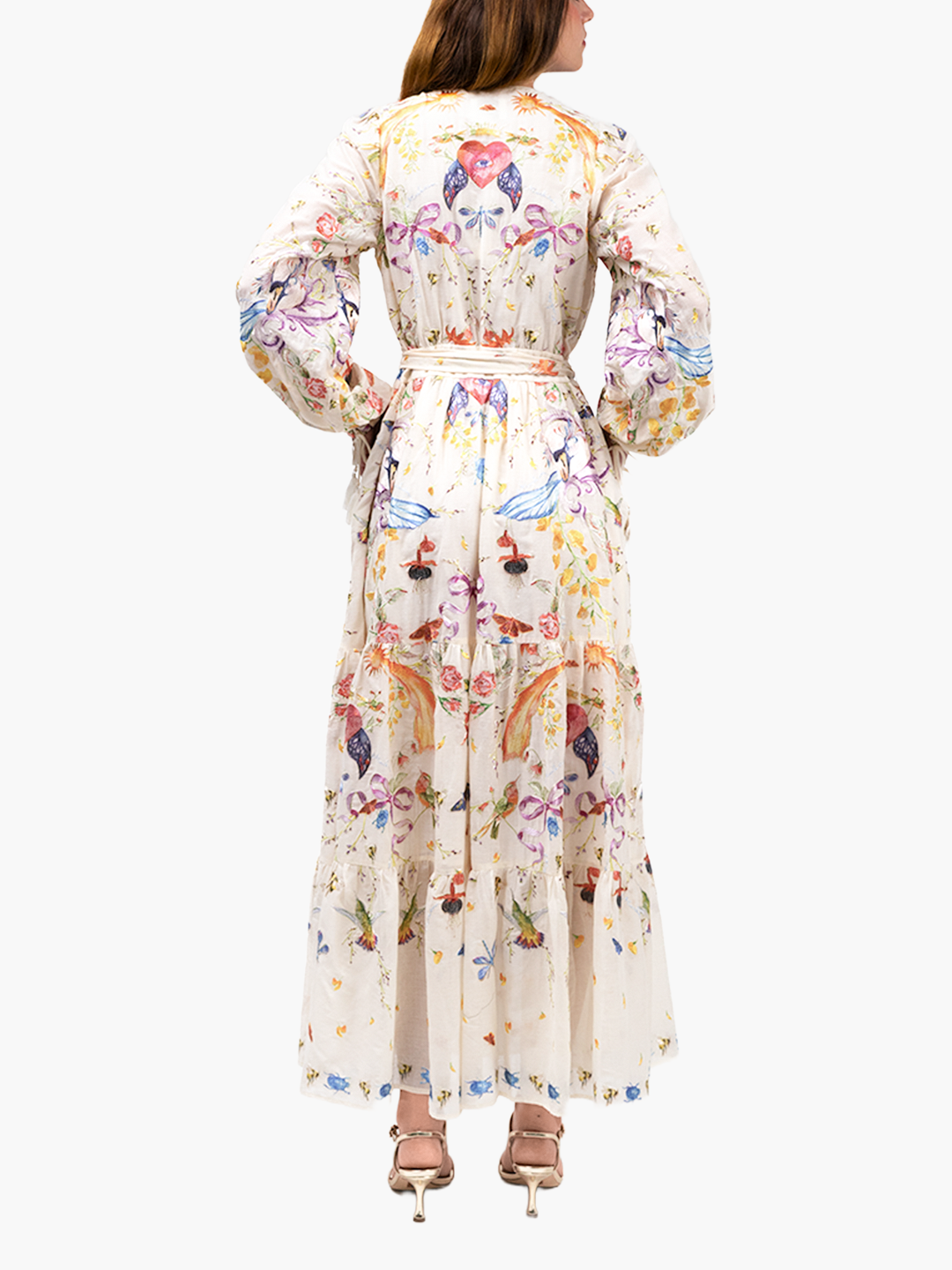 Threadwork Voile Maxi Dress