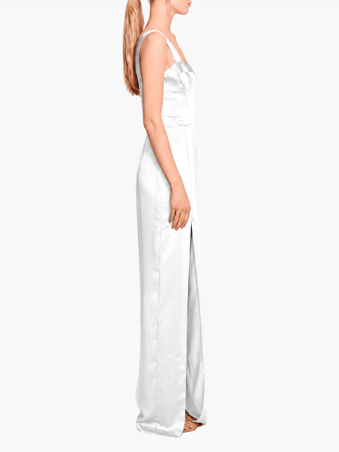 Satin Bustier Gown