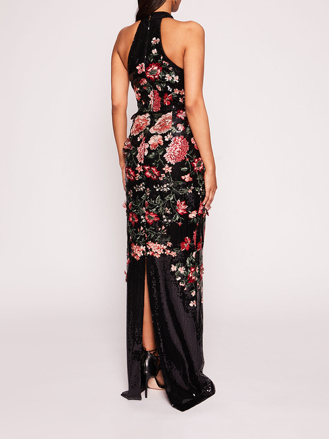 Halter Shimmer Gown | Marchesa