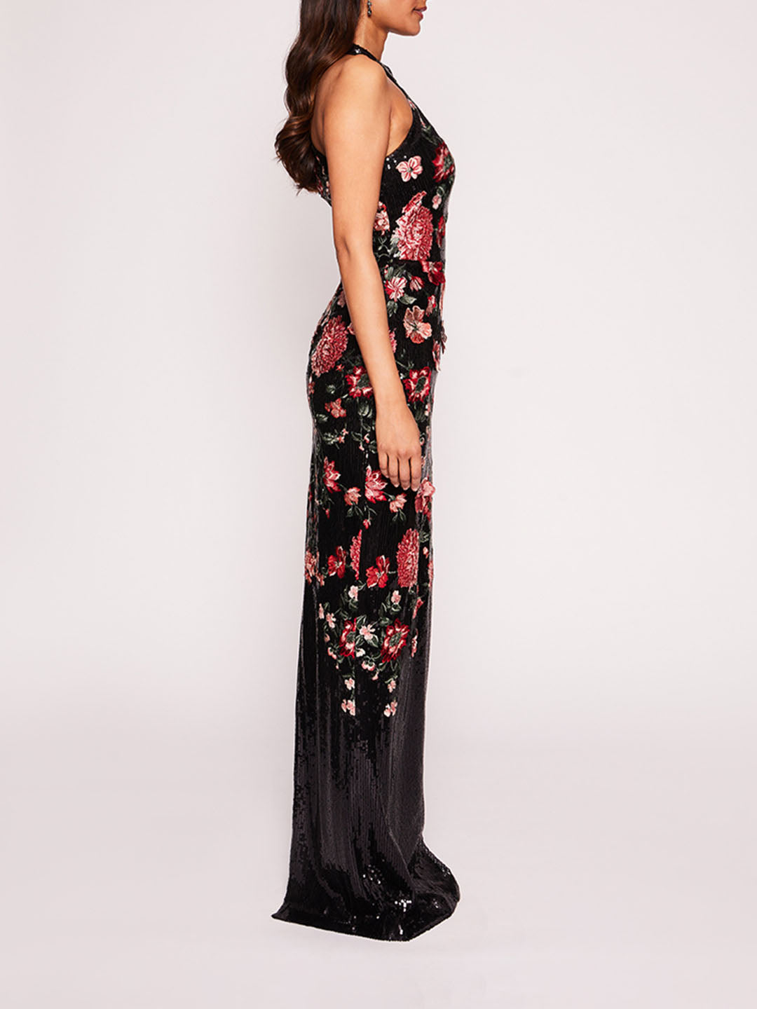 Halter Shimmer Gown | Marchesa