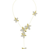 Wild Flower Yellow Gold Y Necklace | Marchesa