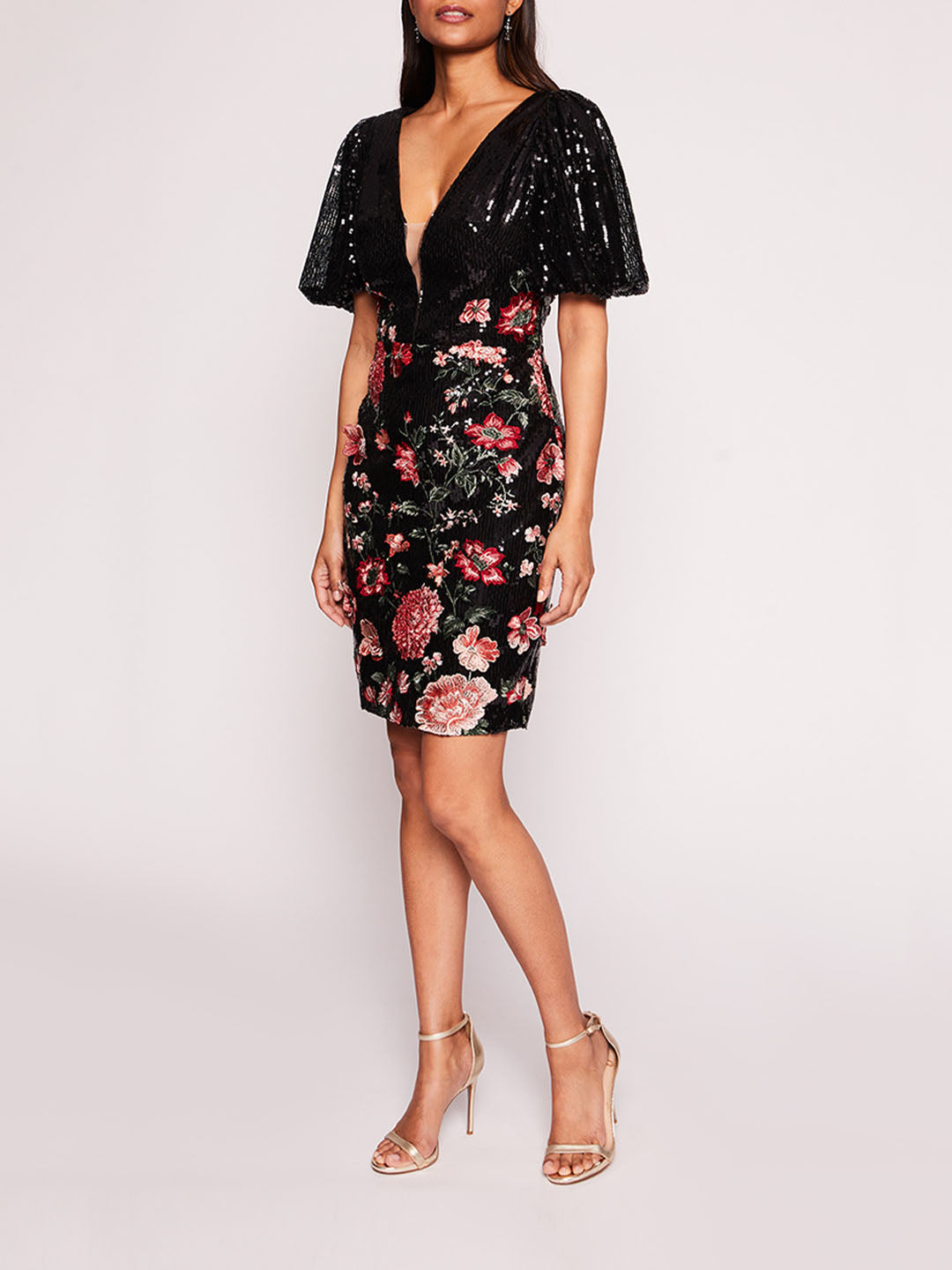 Shimmer Mini Dress | Marchesa