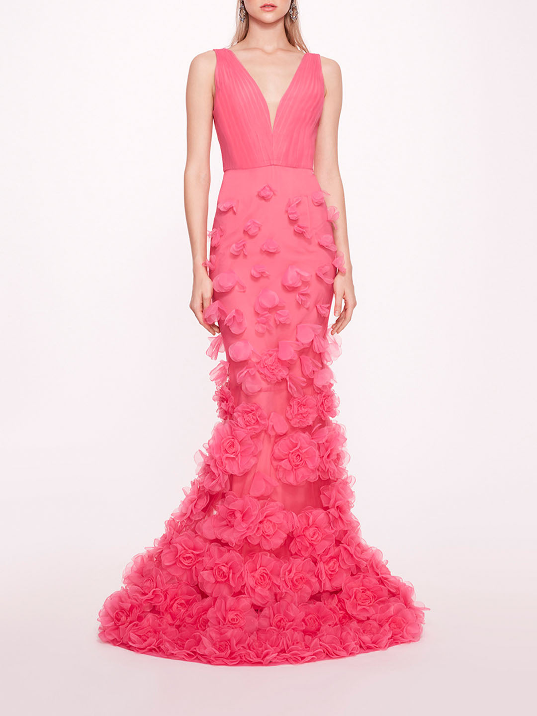 Tulle Rosette Gown | Marchesa
