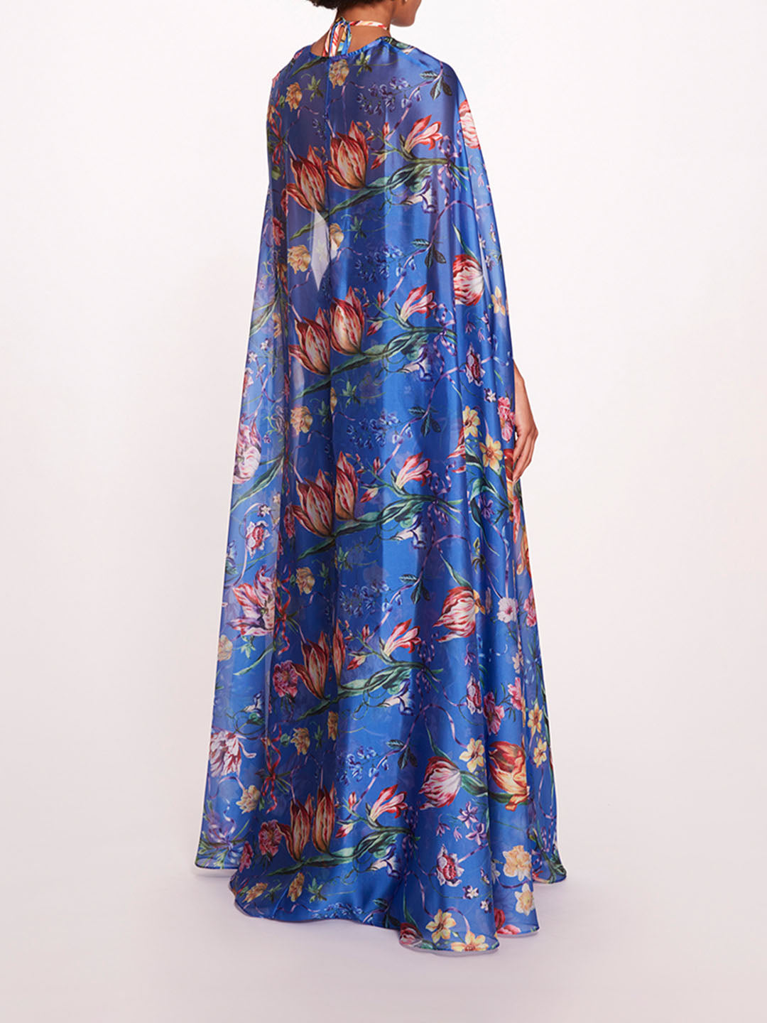 Ribbons Cape Gown