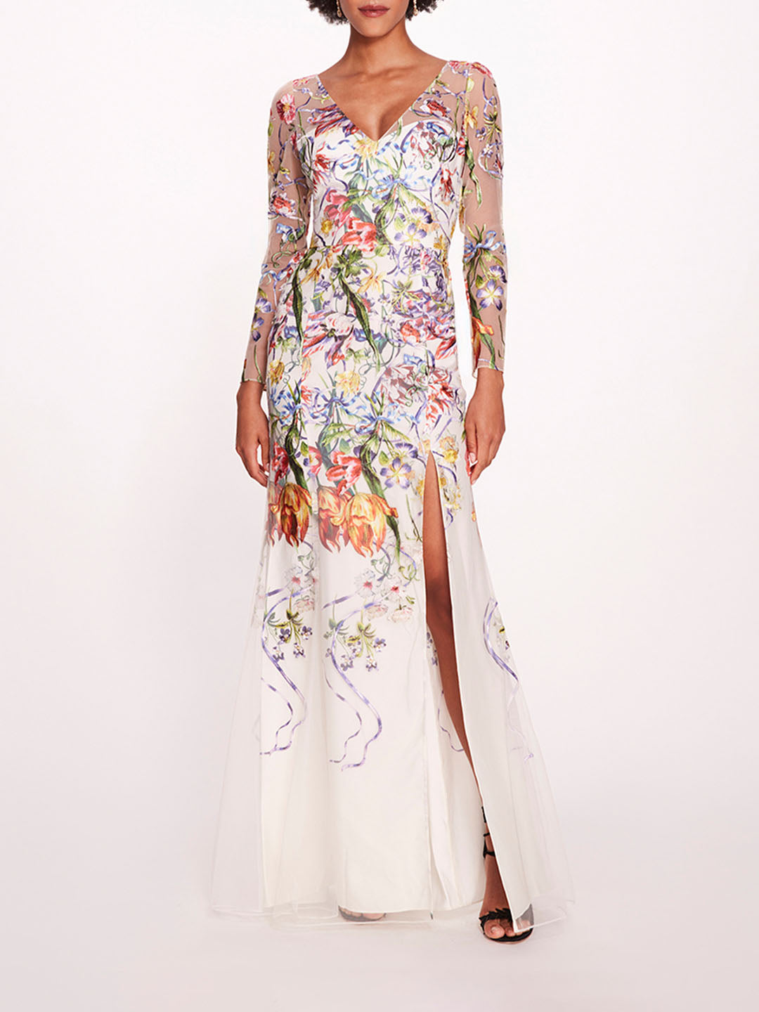 Marchesa Notte Ivory Gown Marchesa Notte Embroidered Ivory Gown