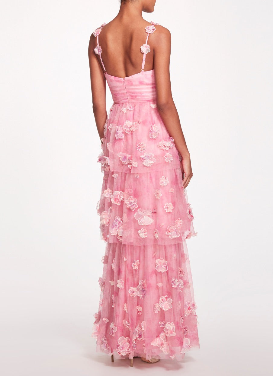 Ombré Tulle Gown | Marchesa
