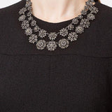 Double Strand Flower Necklace Marchesa