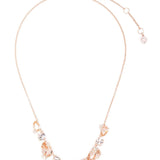 Rose Gold Stone Necklace | Marchesa