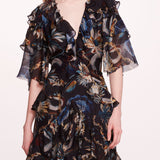 Silk Lily Flutter Dress | Marchesa