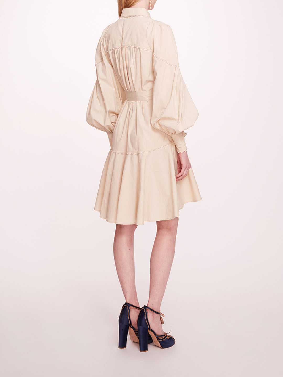 Poplin Mini Shirt Dress | Marchesa