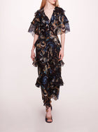 Silk Lily Flutter Dress | Marchesa