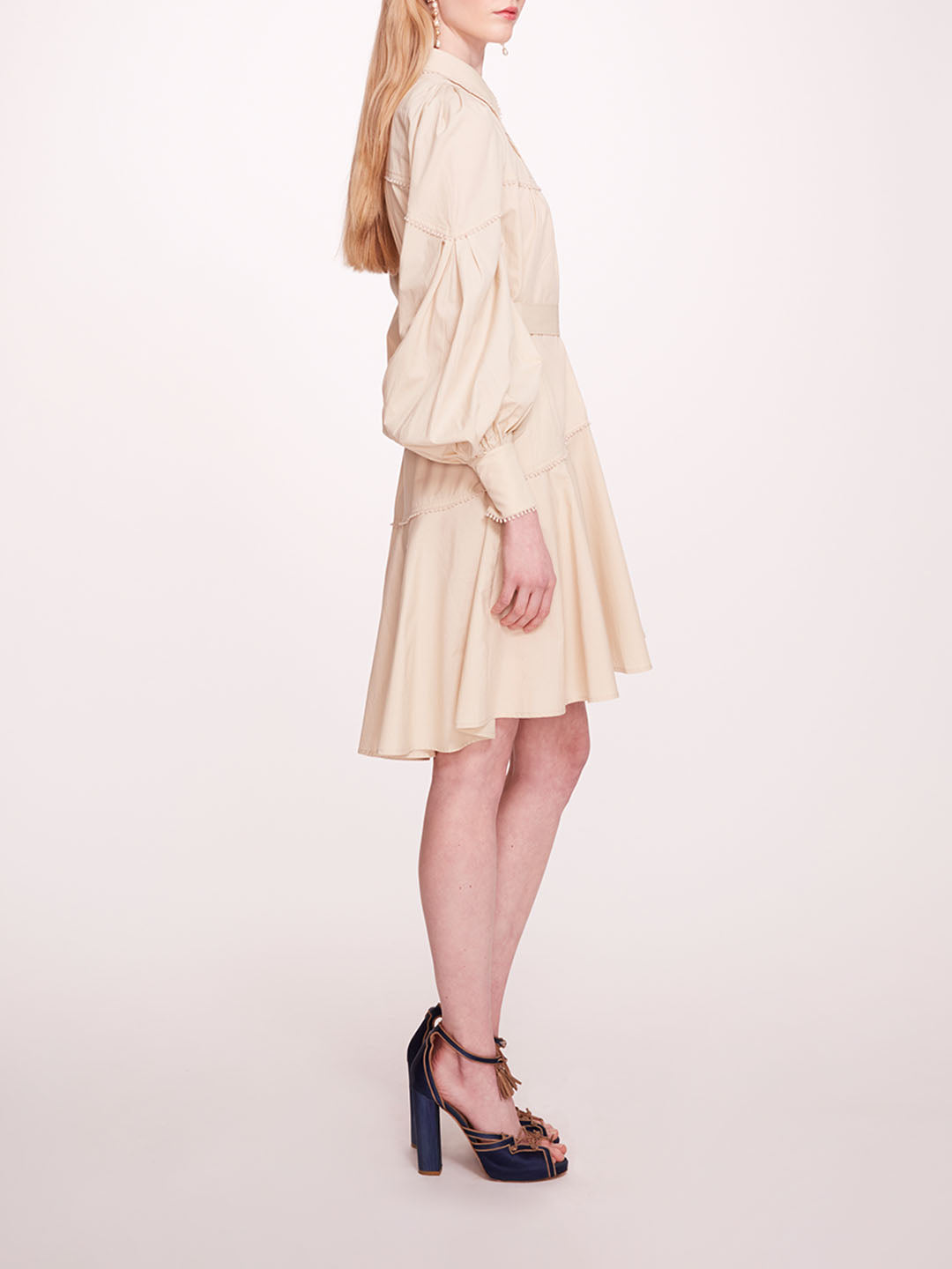 Poplin Mini Shirt Dress | Marchesa