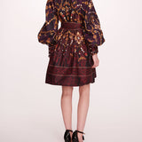 Printed Poplin Mini Dress | Marchesa