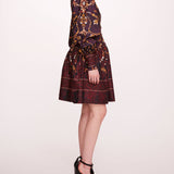 Printed Poplin Mini Dress | Marchesa