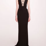 Jewel Embellished Column Gown | Marchesa