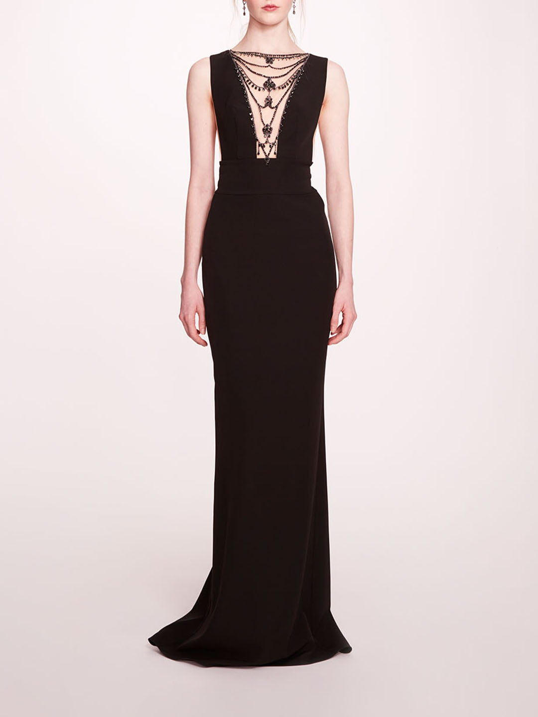 Jewel Embellished Column Gown | Marchesa