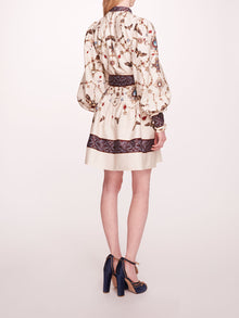 Printed Poplin Mini Dress | Marchesa