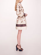 Printed Poplin Mini Dress | Marchesa