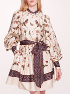 Printed Poplin Mini Dress | Marchesa
