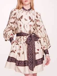 Printed Poplin Mini Dress | Marchesa