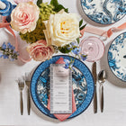 Marchesa Monarcha Porcelain 12-Piece Dinnerware Set, Blue