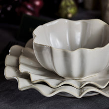 Marchesa Lotus Stoneware 12-Piece Dinnerware Set