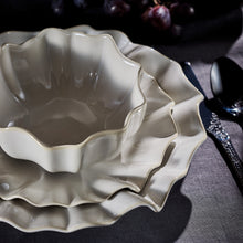 Marchesa Lotus Stoneware 12-Piece Dinnerware Set