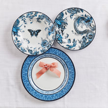 Marchesa Monarcha Porcelain 12-Piece Dinnerware Set, Blue