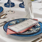 Marchesa Monarcha Porcelain 12-Piece Dinnerware Set, Blue