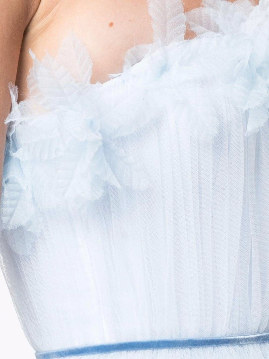 3D Floral Tulle Ballgown Marchesa