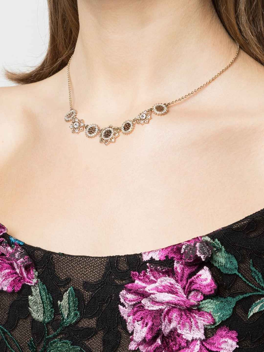 Filigree Frontal Necklace Marchesa