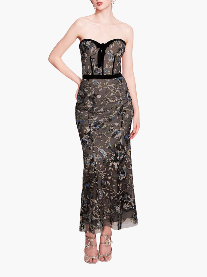 Climbing Vines Midi Dress