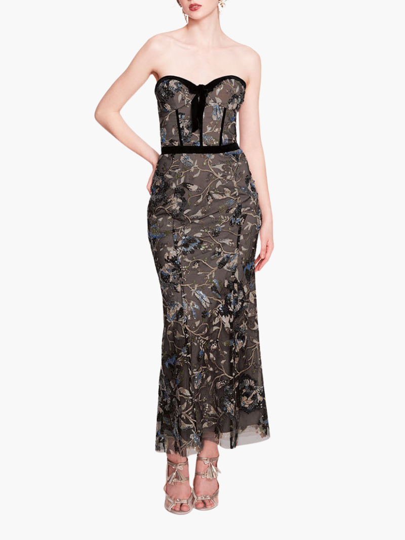 Climbing Vines Midi Dress