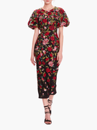 Roses Tulle Midi Dress