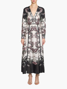 Corded Twill Midi Dress